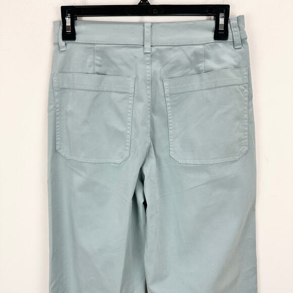 Madewell The Emmett Wide Leg Pant Patch Pocket Blue Horizon High Rise US 26 NWT - Picture 13 of 16